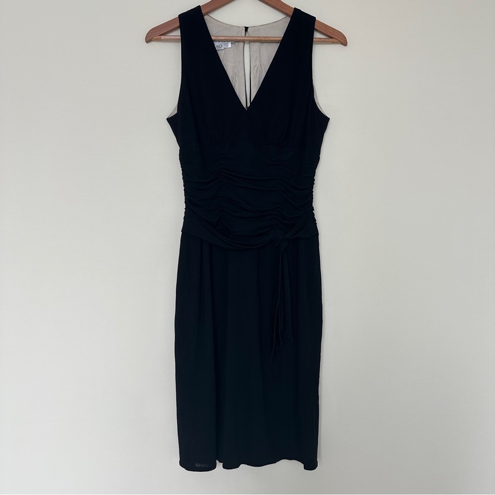 Kay Unger Black Midi Dress